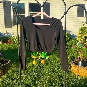 (2for$10) cropped yoga shirt